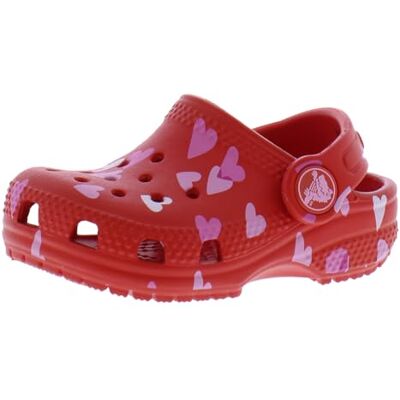 Crocs Classic VDay Clog T, Zoccoli Unisex Bambini e Ragazzi, Cherry Red, 25/26 EU Crocs Classic VDay Clog T, Zoccoli Unisex Bambini e Ragazzi, Cherry Red, 25/26 EU
