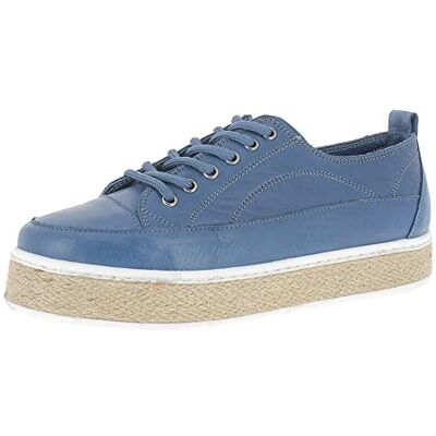 Andrea Conti , Scarpe da Ginnastica Donna, Jeans, 37 EU Andrea Conti , Scarpe da Ginnastica Donna, Jeans, 37 EU