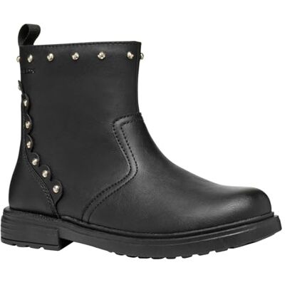 Geox J ECLAIR GIRL C Stivale Chelsea, Black, Geox J ECLAIR GIRL C Stivale Chelsea, Black,