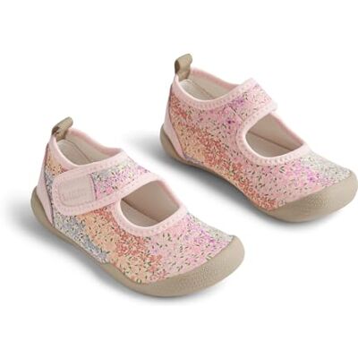 Wheat Scarpe da Spiaggia Wavey – Unisex – 100% Neoprene, acquatiche Bambini, 9506 Rainbow Flowers, 21 EU Wheat Scarpe da Spiaggia Wavey – Unisex – 100% Neoprene, acquatiche Bambini, 9506 Rainbow Flowers, 21 EU