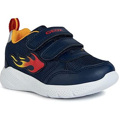 Geox B Sprintye Boy C, Sneaker Bimbo 0-24, Navy Yellow, 20 EU Geox B Sprintye Boy C, Sneaker Bimbo 0-24, Navy Yellow, 20 EU