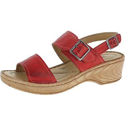 Andrea Conti Donna, Sandali con Tacco, Colore: Rosso, 36 EU Andrea Conti Donna, Sandali con Tacco, Colore: Rosso, 36 EU