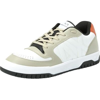 Armani Sneaker da Uomo Duck, Corda Bianca off, 41.5 EU Armani Sneaker da Uomo Duck, Corda Bianca off, 41.5 EU