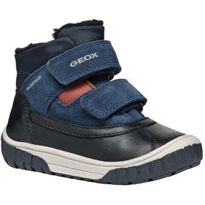 Geox B Omar Boy WPF C, Stivaletto Bimbo 0-24, Black/Navy, 24 EU Geox B Omar Boy WPF C, Stivaletto Bimbo 0-24, Black/Navy, 24 EU