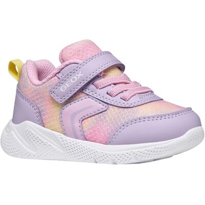 Geox Scarpe da Ginnastica B SPRINTYE Girl D, LT, Viola/Rosa, 25 EU Geox Scarpe da Ginnastica B SPRINTYE Girl D, LT, Viola/Rosa, 25 EU
