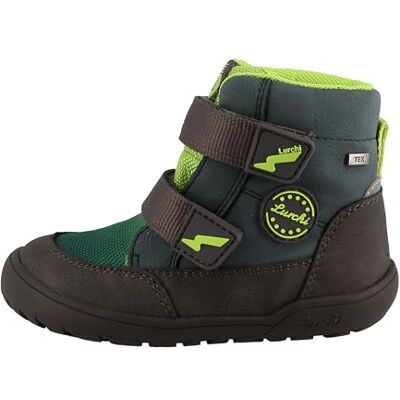 Lurchi Jimmy Barefoot-Tex, Stivaletto, Lime di Carbone, 25 EU Larga Lurchi Jimmy Barefoot-Tex, Stivaletto, Lime di Carbone, 25 EU Larga