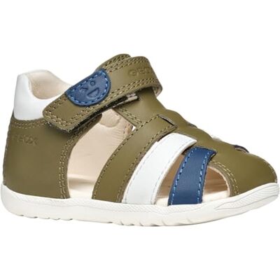 Geox B SANDAL MACCHIA BOY Sandalo Baby Jungen, Pistachio/White, Geox B SANDAL MACCHIA BOY Sandalo Baby Jungen, Pistachio/White,