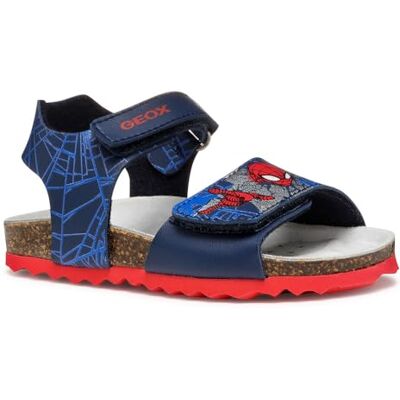 Geox B SANDAL CHALKI BOY Sandalo Bambino, Navy/Red, Geox B SANDAL CHALKI BOY Sandalo Bambino, Navy/Red,