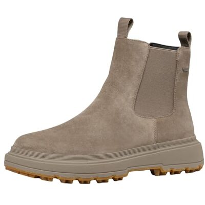 Geox Stivaletti da Donna D Lamidie + Grip ABX, Tortora, 40 EU Geox Stivaletti da Donna D Lamidie + Grip ABX, Tortora, 40 EU
