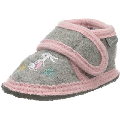 Sterntaler Hausschuh, Mocassino Bimba 0-24, Grigio Fumo, 18 EU Sterntaler Hausschuh, Mocassino Bimba 0-24, Grigio Fumo, 18 EU