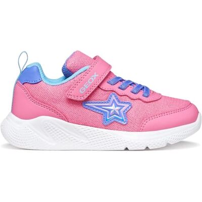 Geox J SPRINTYE Girl A Sneaker, Rosa/Indaco, 38 EU Geox J SPRINTYE Girl A Sneaker, Rosa/Indaco, 38 EU