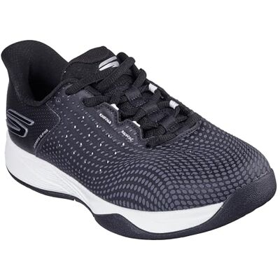Skechers Donna Viper Court Reload Slip-In ALLENATRICE, Black Synthetic/Textile/White Trim, 39 EU Skechers Donna Viper Court Reload Slip-In ALLENATRICE, Black Synthetic/Textile/White Trim, 39 EU