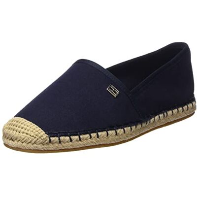 Tommy Hilfiger Flag Canvas Espadrille , Espadrillas, Donna, Blu (Space Blue), 42 EU Tommy Hilfiger Flag Canvas Espadrille , Espadrillas, Donna, Blu (Space Blue), 42 EU