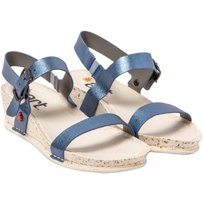 ART I Imagine, Sandalo da donna, Blu metallizzato, 42 EU ART I Imagine, Sandalo da donna, Blu metallizzato, 42 EU
