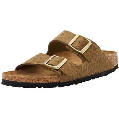 Birkenstock Arizona leo khaki, Synthetics Sandalo Birkenstock Arizona leo khaki, Synthetics Sandalo
