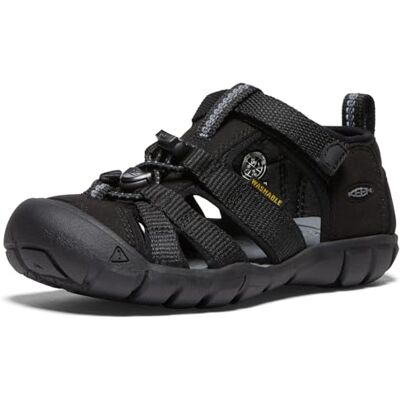 KEEN SEACAMP II CNX, Sandali Unisex Bambini e ragazzi, Nero Black Grey, 32/33 EU KEEN SEACAMP II CNX, Sandali Unisex Bambini e ragazzi, Nero Black Grey, 32/33 EU