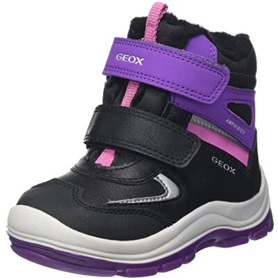 Geox B Flanfil Girl B Abx, Stivaletti Bambine e ragazze, Nero/Viola (Black/Violet), 21 EU Geox B Flanfil Girl B Abx, Stivaletti Bambine e ragazze, Nero/Viola (Black/Violet), 21 EU