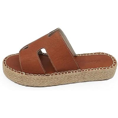 Bonateks , Sandalo a Cuneo Donna, Bronzo, 39 EU Bonateks , Sandalo a Cuneo Donna, Bronzo, 39 EU