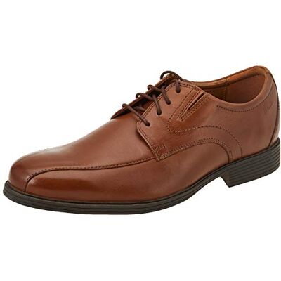 Clarks Whiddon Pace, Oxford Uomo, Pelle Marrone Scuro, 48 EU Clarks Whiddon Pace, Oxford Uomo, Pelle Marrone Scuro, 48 EU