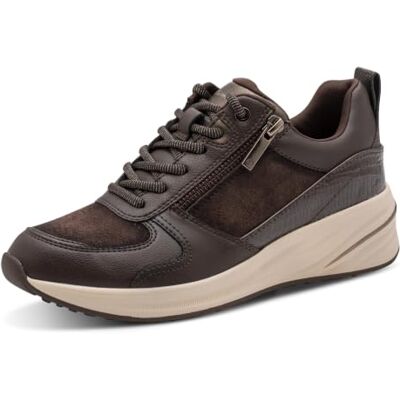 Tamaris Sneaker Basse Basse da Donna, Marrone (Mocca Comb), 39 Tamaris Sneaker Basse Basse da Donna, Marrone (Mocca Comb), 39