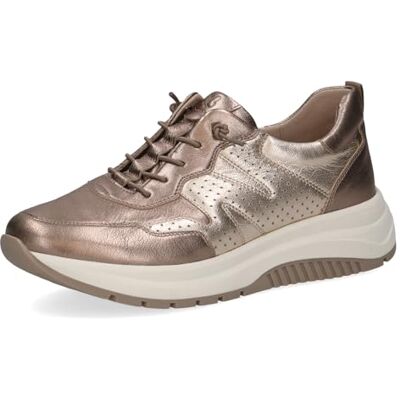 CAPRICE Sneaker Basse da Donna, Marrone (Taupe Met.Comb), 38 EU CAPRICE Sneaker Basse da Donna, Marrone (Taupe Met.Comb), 38 EU