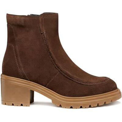 Geox D Damiana, Stivale alla Caviglia Donna, Marrone Scuro, 36 EU Geox D Damiana, Stivale alla Caviglia Donna, Marrone Scuro, 36 EU