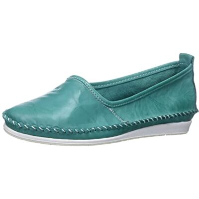 Andrea Conti Ciabatte Donna, Mocassino, Turchese, 36 EU Andrea Conti Ciabatte Donna, Mocassino, Turchese, 36 EU