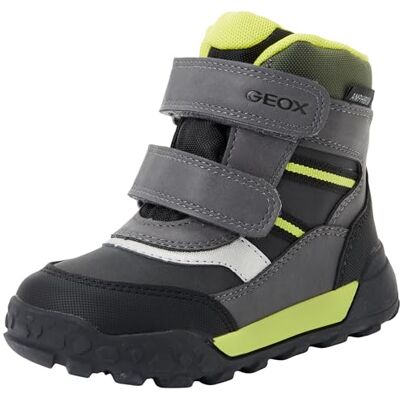 Geox B Trekkyup Boy B ABX, Stivale alla Caviglia, Black Fluo Green, 25 EU Geox B Trekkyup Boy B ABX, Stivale alla Caviglia, Black Fluo Green, 25 EU