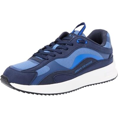 Armani Sneaker da Uomo Dusseldorf, Blu Navy, 40 EU Armani Sneaker da Uomo Dusseldorf, Blu Navy, 40 EU