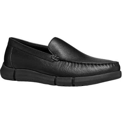 Geox U Adacter M B, Moccasin Uomo, Nero, 44 EU Geox U Adacter M B, Moccasin Uomo, Nero, 44 EU