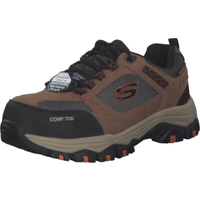 Skechers Greetah, Sneaker Uomo, Marrone Brown Suede Leather W Textile Br Bk, 45 EU Skechers Greetah, Sneaker Uomo, Marrone Brown Suede Leather W Textile Br Bk, 45 EU