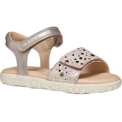 Geox J Sandal Haiti Girl, Lt Rose/Platinum, 35 EU Geox J Sandal Haiti Girl, Lt Rose/Platinum, 35 EU