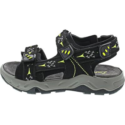 Lurchi , Sandali, Black-Lime, 33 EU Larga Lurchi , Sandali, Black-Lime, 33 EU Larga