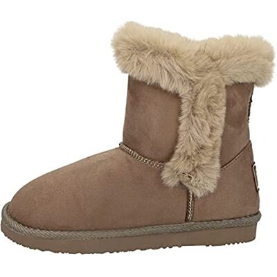 Conguitos Stivali Invernali, Mocassino Bambina, Marrone Tan, 32 EU Conguitos Stivali Invernali, Mocassino Bambina, Marrone Tan, 32 EU