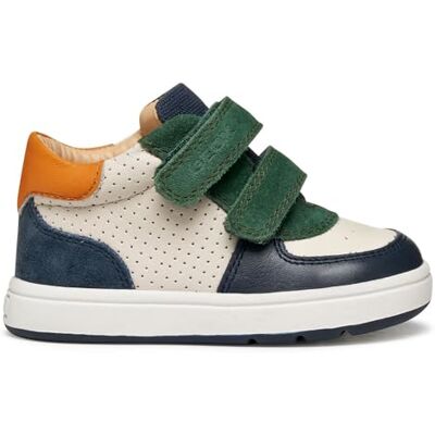 Geox B Biglia Boy, First Walker Shoe Bimbo 0-24, Verde Avorio, 19 EU Geox B Biglia Boy, First Walker Shoe Bimbo 0-24, Verde Avorio, 19 EU