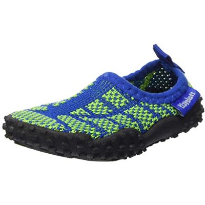 Playshoes Scarpe d'acqua in maglia unisex per bambini - Acqua Playshoes Scarpe d'acqua in maglia unisex per bambini - Acqua
