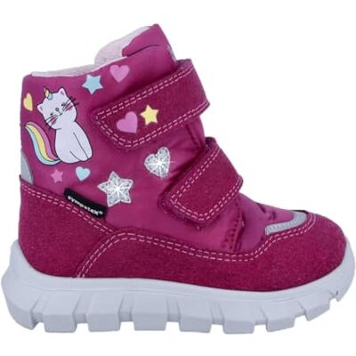 Richter Snow Mini, Stivali Invernali Bimba 0-24, Berry Print Cat, 21 EU Richter Snow Mini, Stivali Invernali Bimba 0-24, Berry Print Cat, 21 EU