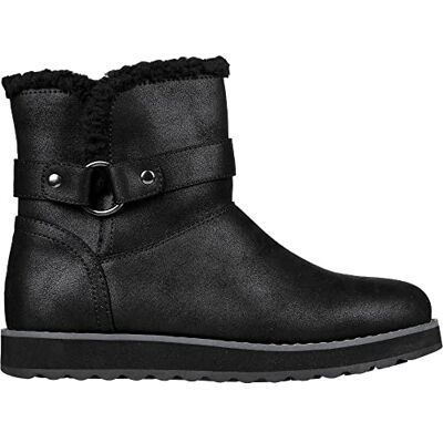 Skechers Keepsakes 2.0 Home Sweet Home- Stivali da neve da donna, Nero, 4 UK Wide Skechers Keepsakes 2.0 Home Sweet Home- Stivali da neve da donna, Nero, 4 UK Wide