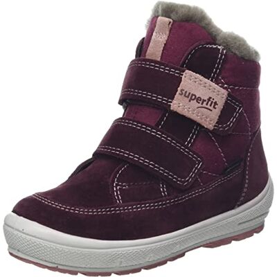 Superfit Groovy da ragazza con fodera in pelliccia di agnello, calda imbottitura Gore-tex, rosso rosa 5000, 19 EU Superfit Groovy da ragazza con fodera in pelliccia di agnello, calda imbottitura Gore-tex, rosso rosa 5000, 19 EU