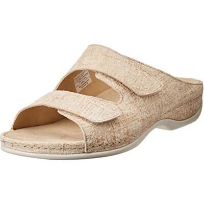 Berkemann Ciabatte Donna Daria, Bronzo White Linen, 42 EU Berkemann Ciabatte Donna Daria, Bronzo White Linen, 42 EU