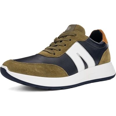 ARA Matteo, Scarpe da Ginnastica Uomo, Herb Blu Bianco Cmello, 45 EU Larga ARA Matteo, Scarpe da Ginnastica Uomo, Herb Blu Bianco Cmello, 45 EU Larga