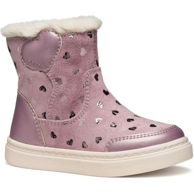 Geox B Nashik Girl, Stivale alla Caviglia Bambina, Rose Smoke, 26 EU Geox B Nashik Girl, Stivale alla Caviglia Bambina, Rose Smoke, 26 EU