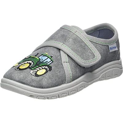 Richter Kinderschuhe Mailo, Pantofole, Stone Sticktractor, 30 EU Larga Richter Kinderschuhe Mailo, Pantofole, Stone Sticktractor, 30 EU Larga