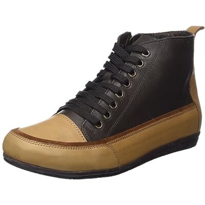 Andrea Conti Sneaker da donna con lacci, Caffè Brandy, 37 EU Andrea Conti Sneaker da donna con lacci, Caffè Brandy, 37 EU
