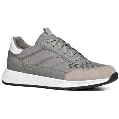 Geox Scarpe da Ginnastica da Ragazzo U Molveno B, Pietra, 41 EU Geox Scarpe da Ginnastica da Ragazzo U Molveno B, Pietra, 41 EU