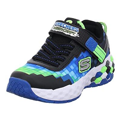 Skechers Mega-craft 2.0, Scarpe da ginnastica Bambini e ragazzi, Nero Black Blue Textile Synthetic Lime Trim, 32 EU Skechers Mega-craft 2.0, Scarpe da ginnastica Bambini e ragazzi, Nero Black Blue Textile Synthetic Lime Trim, 32 EU