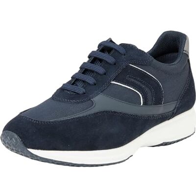 Geox Uomo Happy A Sneaker, Blu Navy, 45 EU Geox Uomo Happy A Sneaker, Blu Navy, 45 EU