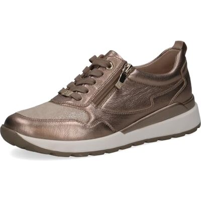 CAPRICE Sneaker Basse da Donna, Marrone (Taupe Met.Comb), 36 EU CAPRICE Sneaker Basse da Donna, Marrone (Taupe Met.Comb), 36 EU