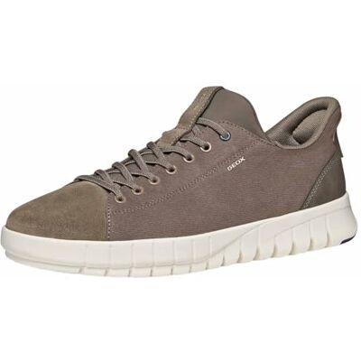 Geox U FLEXTRIDE Plus C Sneaker, Dove Grey, 46 EU Geox U FLEXTRIDE Plus C Sneaker, Dove Grey, 46 EU