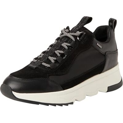 Geox D Falena B Abx D, Scarpe da ginnastica Donna, Nero 8522, 42 EU Geox D Falena B Abx D, Scarpe da ginnastica Donna, Nero 8522, 42 EU